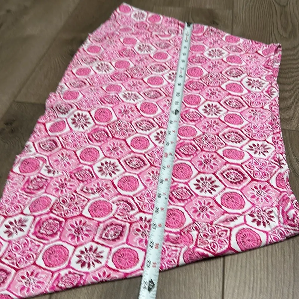 IBKUL‎ 15” Terra Print Swing Golf Skirt Skort Pink Size Large - Image 10