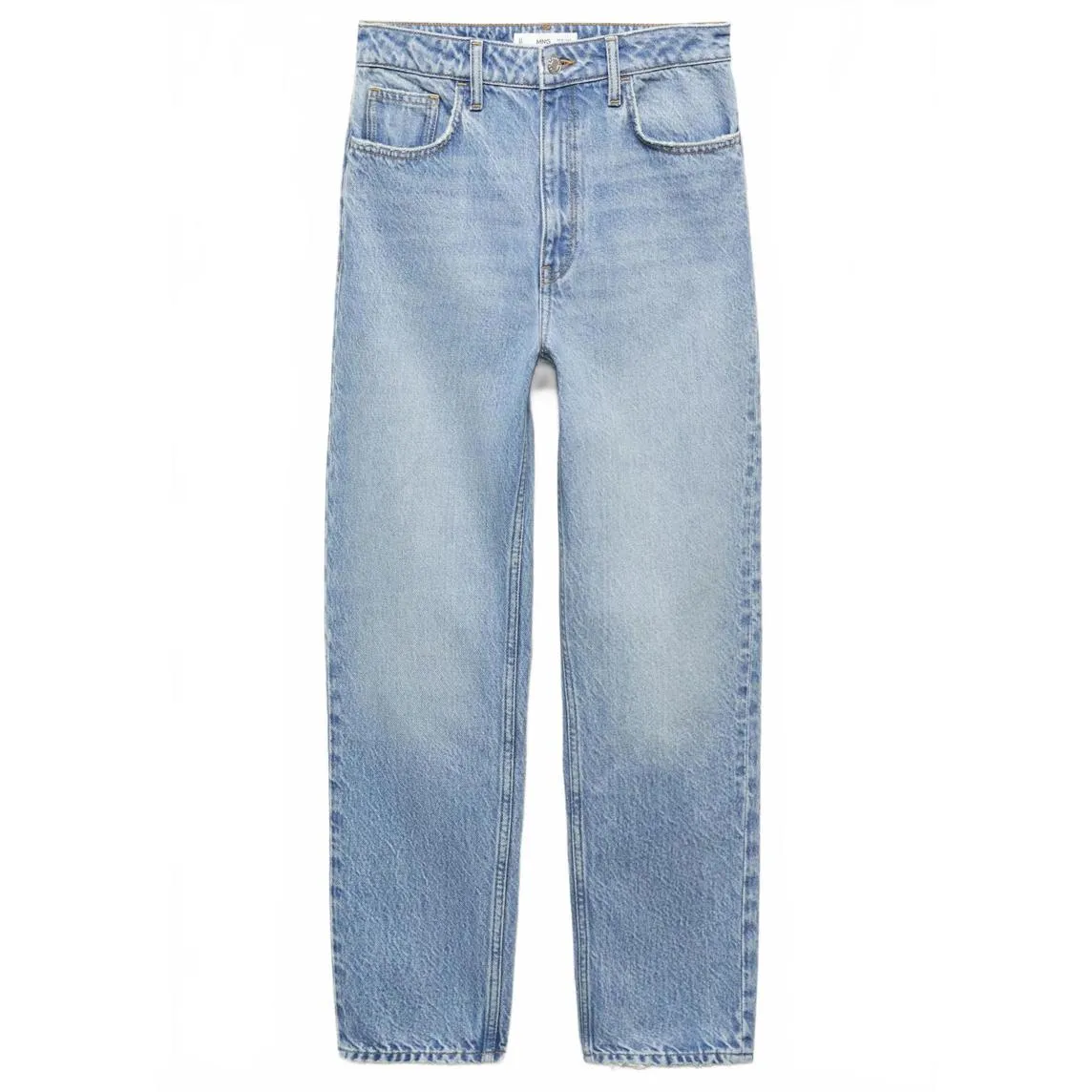 Mango Mom2000 High-Rise Jeans Medium Blue Denim NWT Size 4 - Image 7