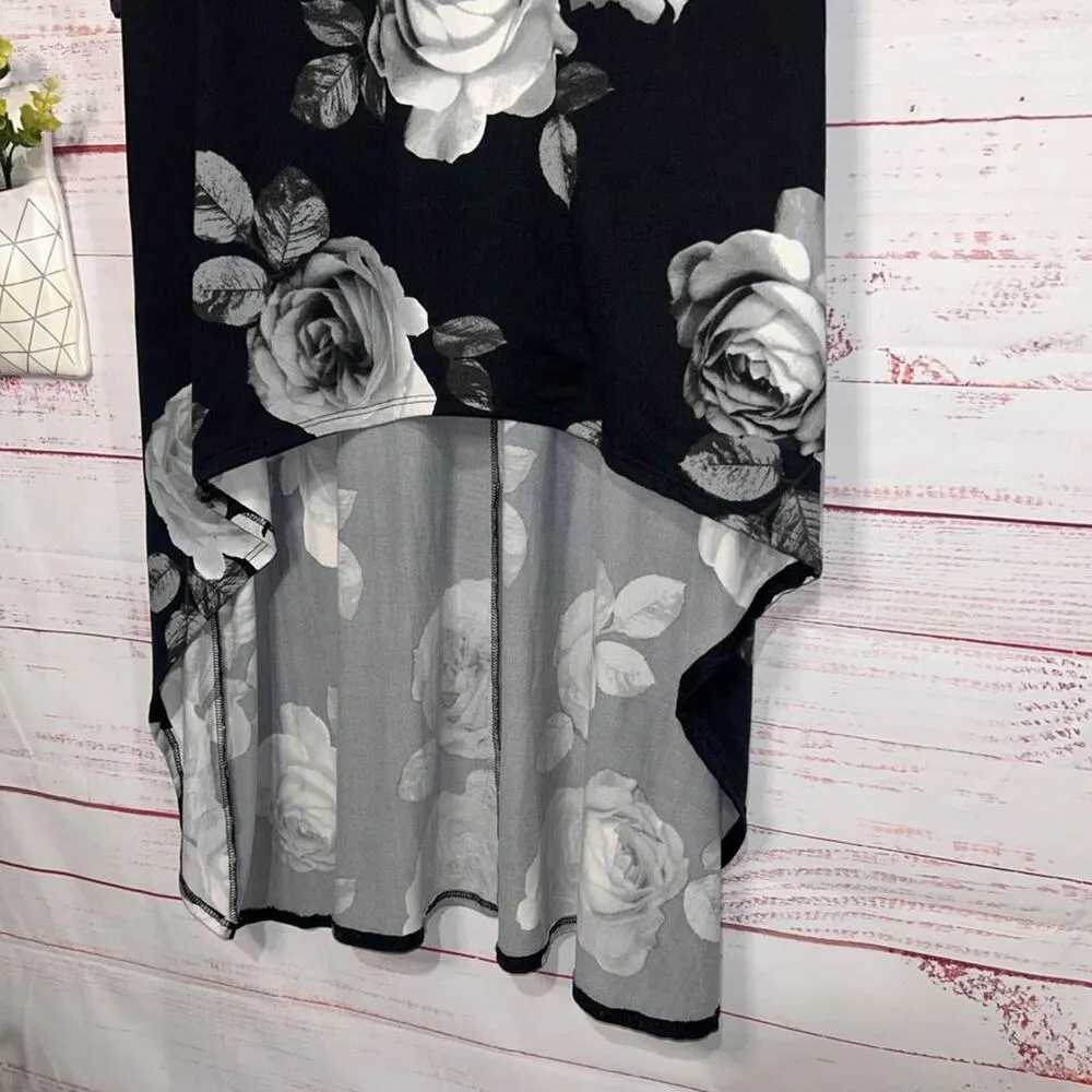 Eldridge Black Rosie High Low Tunic | Women’s Large - Image 2