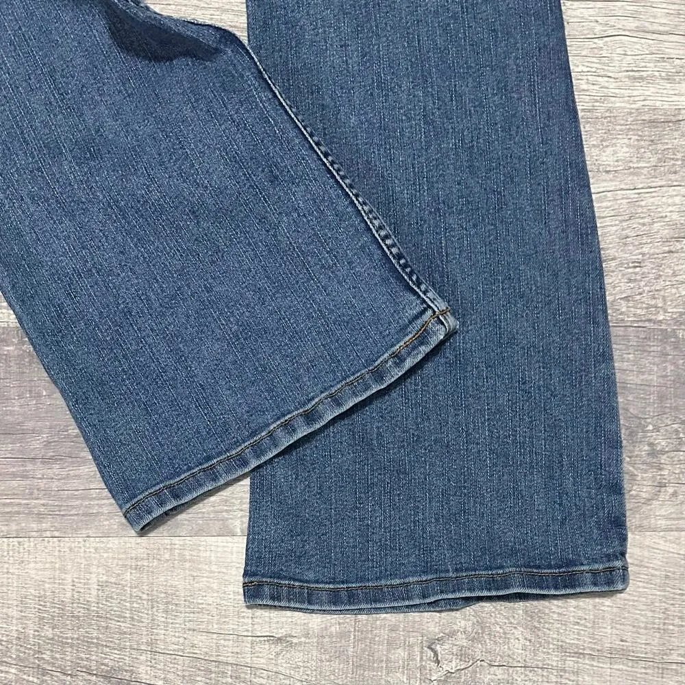 Medium Wash Bootcut Western Jean Womens 11 (32.5X32) Low Rise Stretch - Image 6