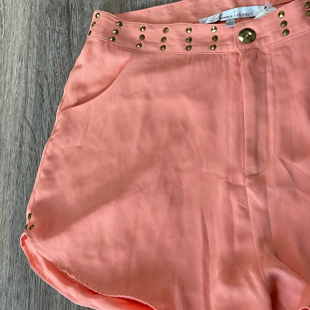 Lovers + Friends Peach Shorts Size Large - Image 7