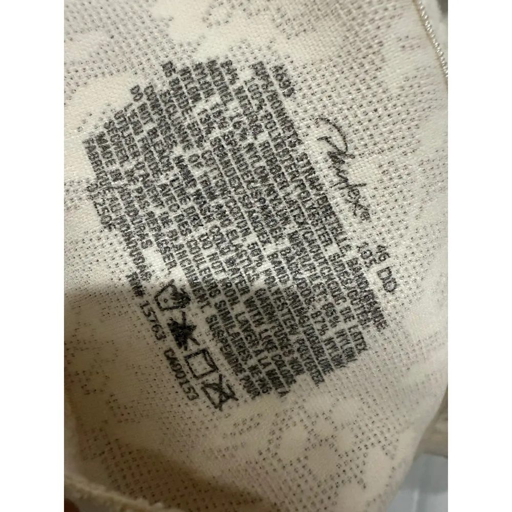 PLAYTEX 18 Hour Wirefree Bra #4695 Front Close Lt Beige Size 46DD Back Support - Image 5