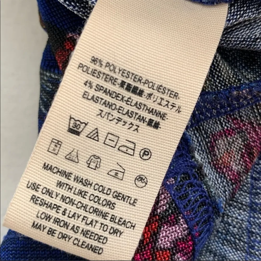 Zara Ruffled Paisley Print Bodycon Mini Dress - Image 10