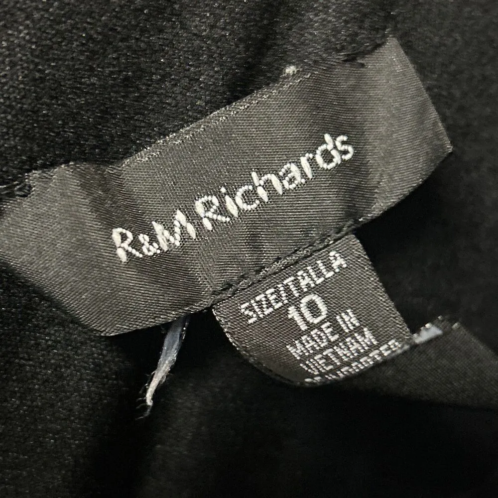 R&M Richards Dress and Jacket Set - Black and White Print - Size 10 - Image 5