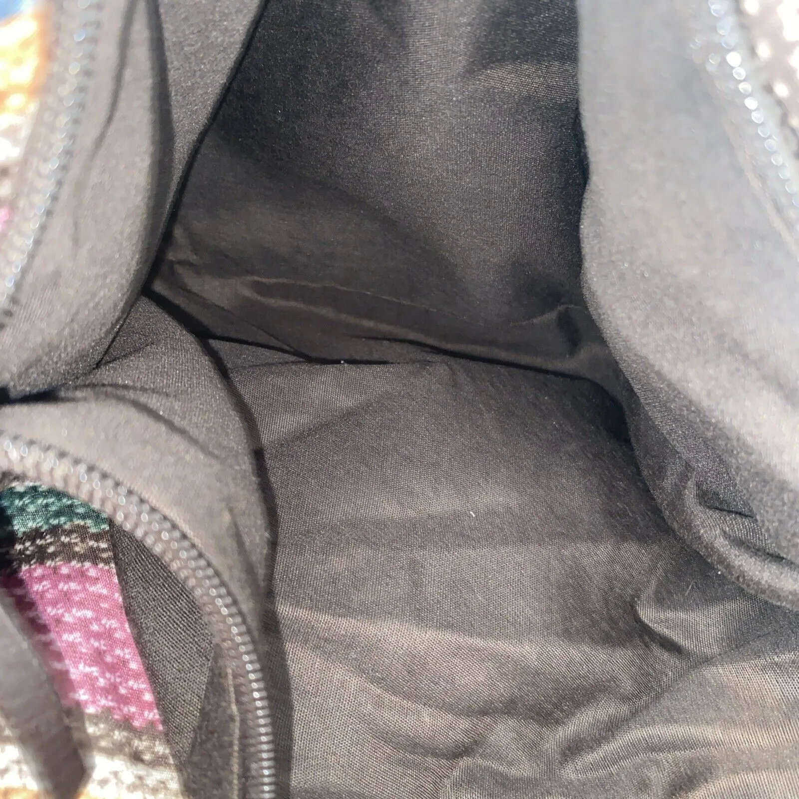 THE SAK Indio Shoulder Handbag Purse Brown Bucket Bag Woven Straps Leather EUC - Image 14