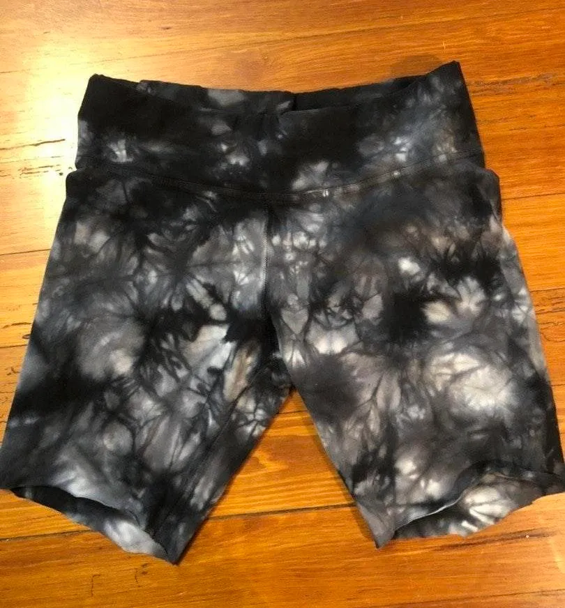 Pink Lotus Tie Dye Biker Shorts  - Image 8