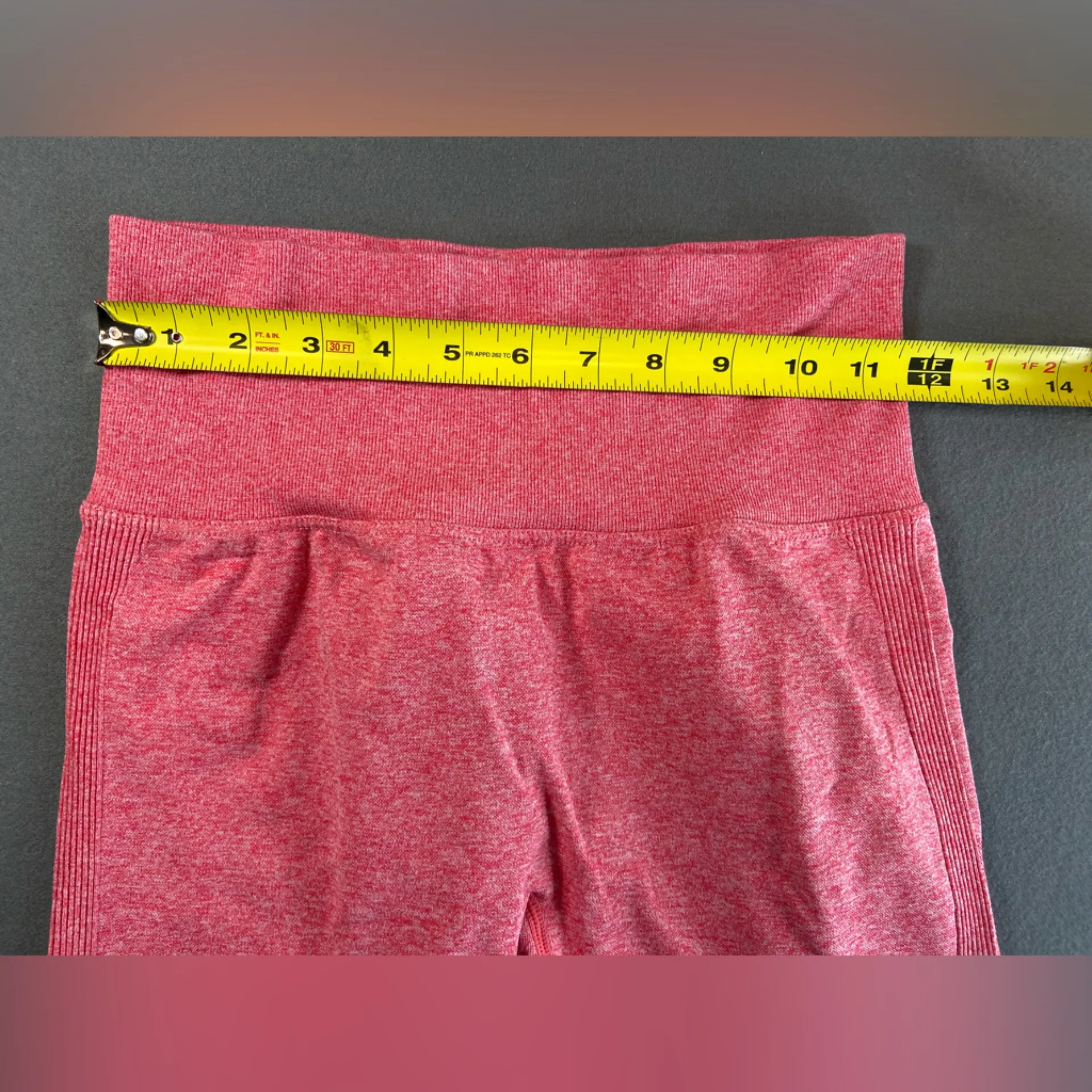 Gym Shorts Scrunch Butt Size Medium‎ Orange - Image 4