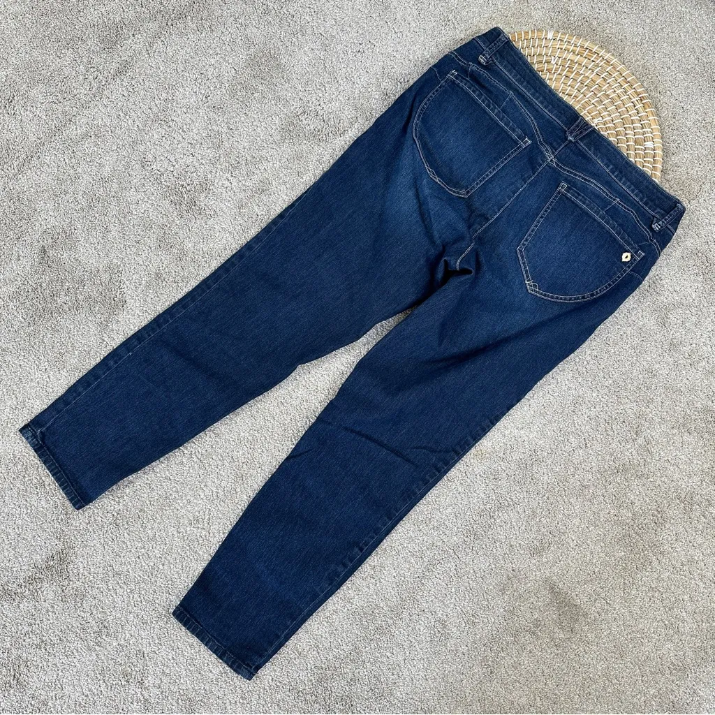 Democracy Women’s Ab Solution Ankle Skimmer Skinny Jeans Mid Rise Medium Wash 12 - Image 4