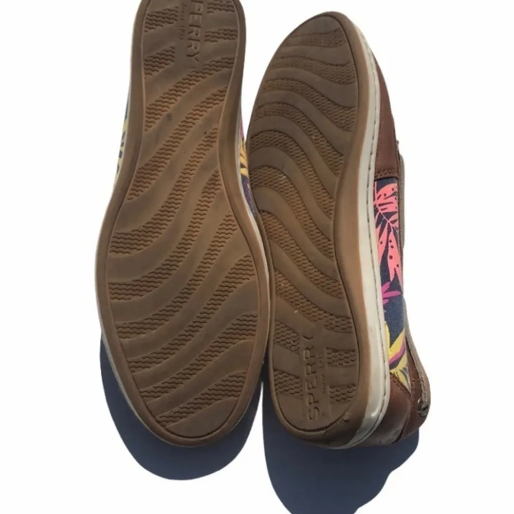 Sperry Top Sider with Floral Print Shoes Size 6.5 - Image 8