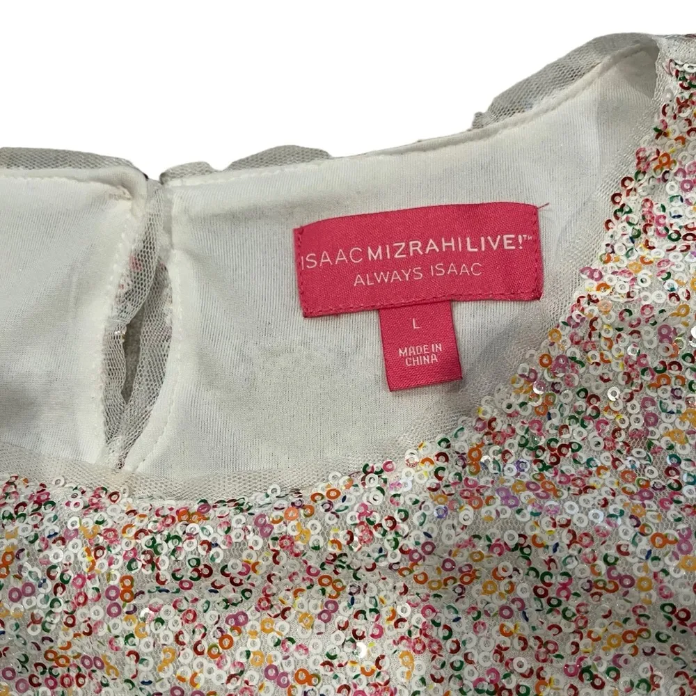 Live! Always Isaac Sequin T-Shirt, Sz L - Image 14