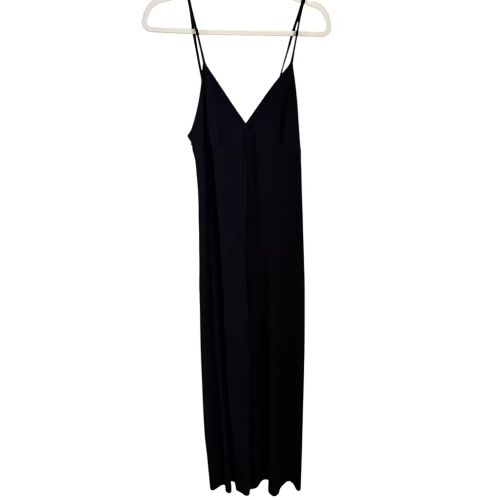 Norma Kamali Black Slip Jumpsuit M - Image 3