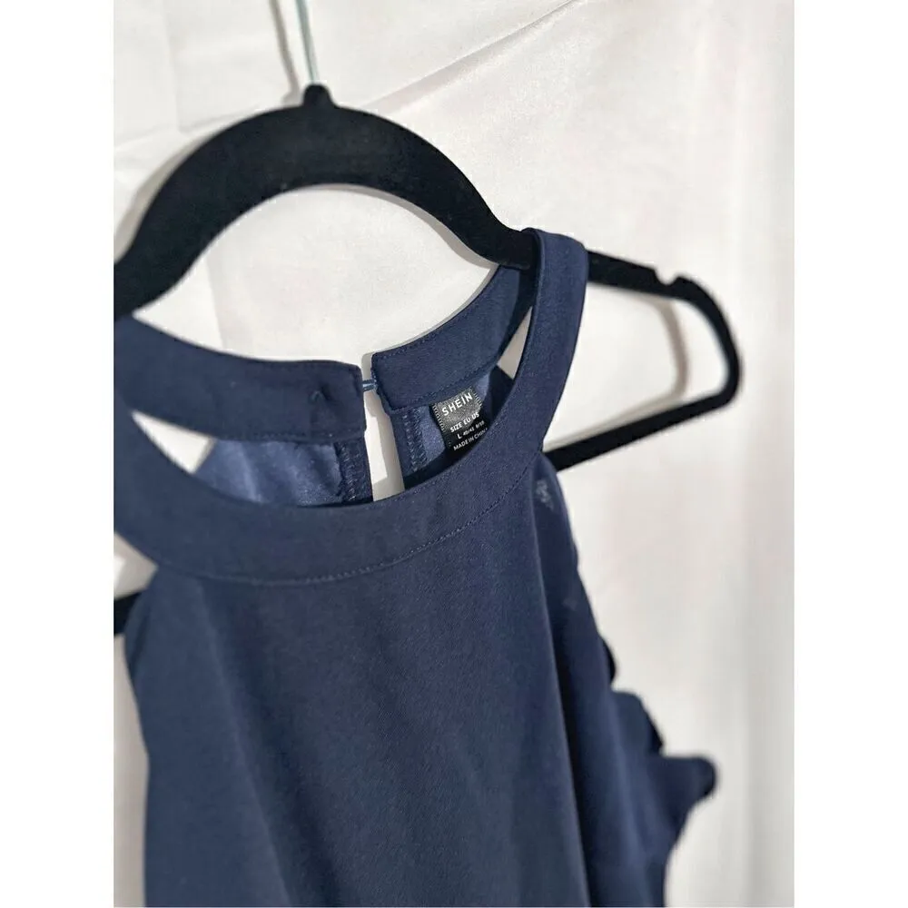 Adorable Navy Romper - Image 16