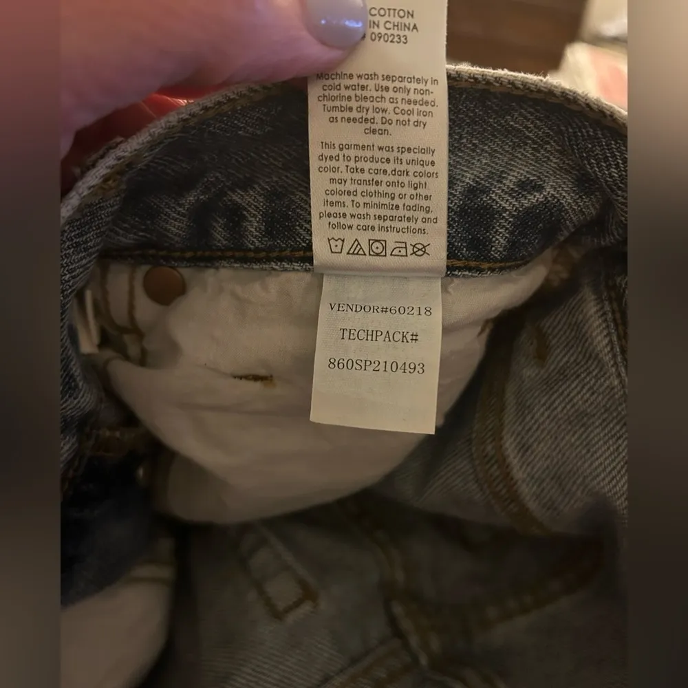 Pacsun Ultra High Rise Slim Light Wash Jeans with Butterfly Print Scattered - 25 - Image 10