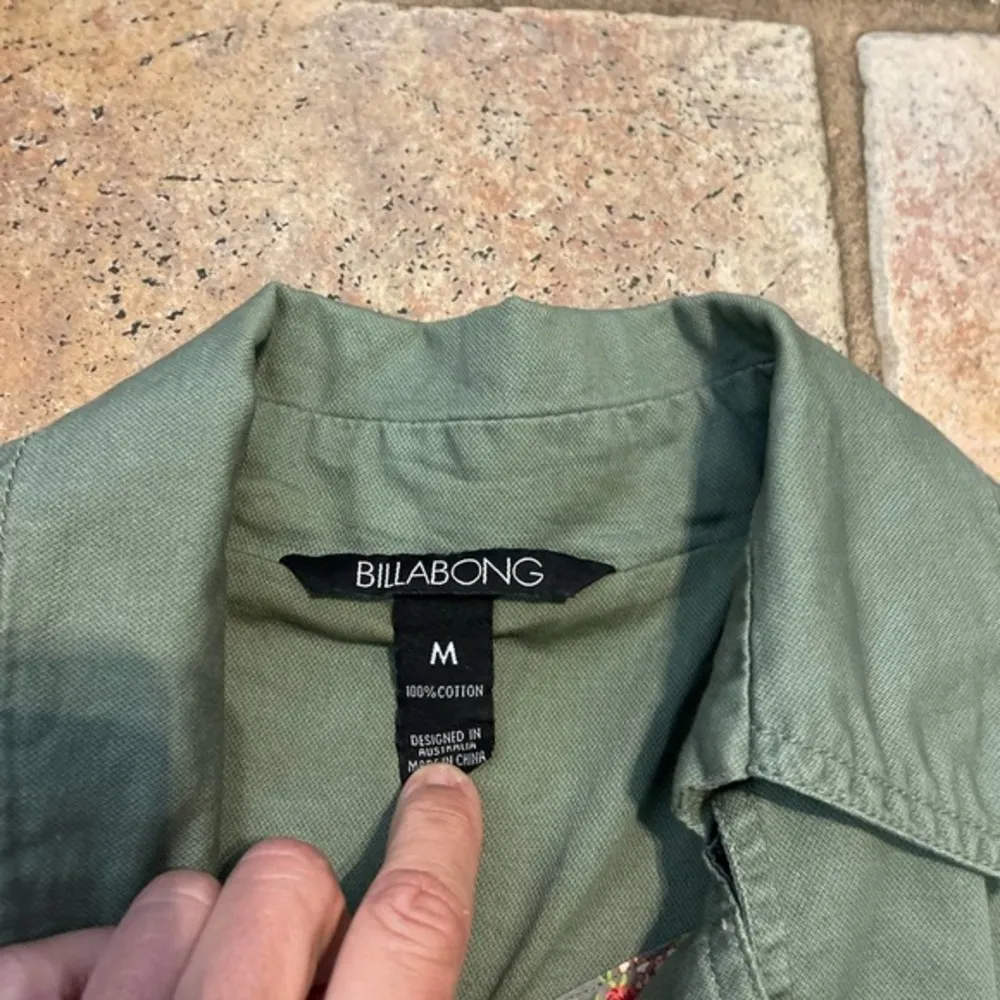 Billabong twill belted double breasted, utility jacket - Image 3