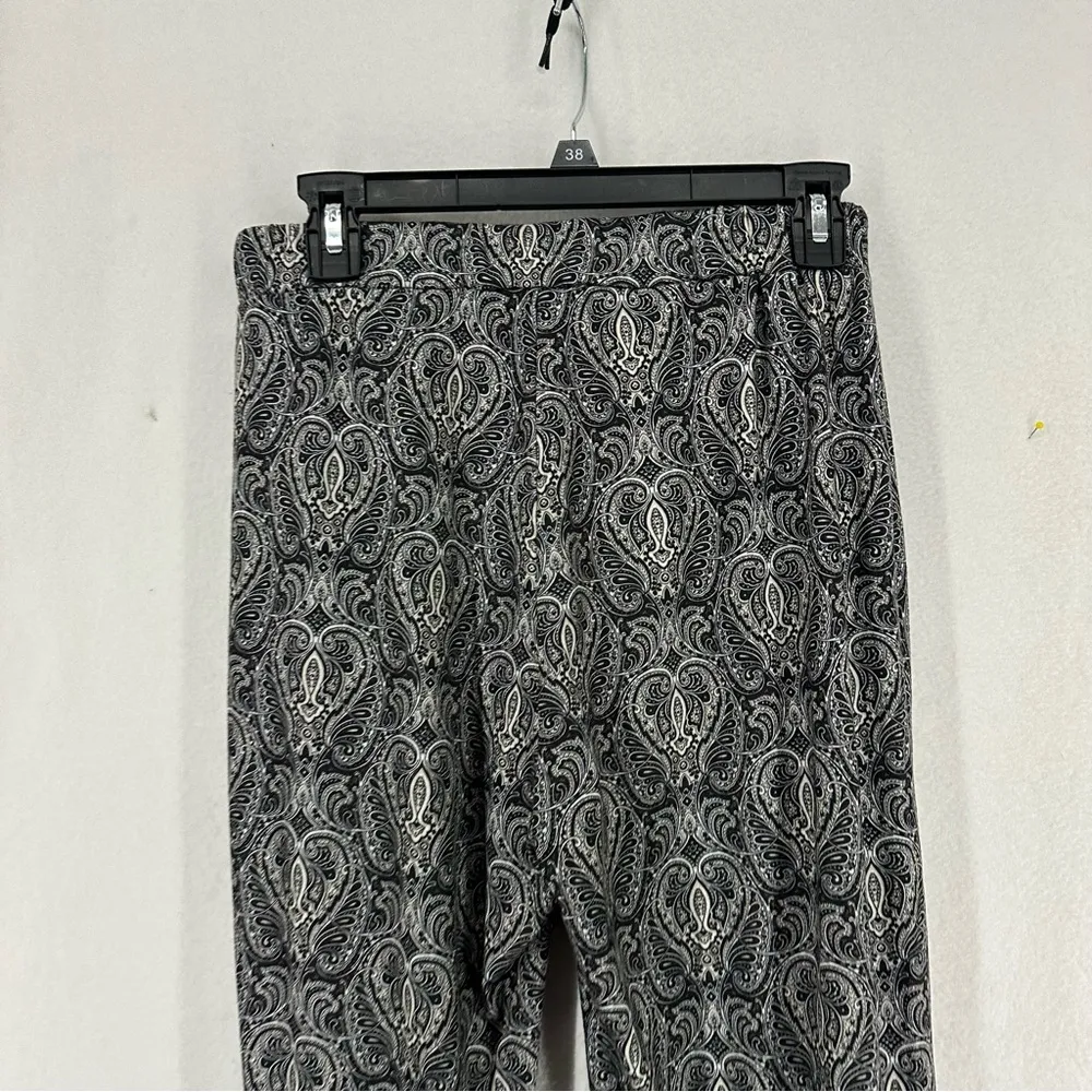 Asos Bandana Print Casual Joggers Womens 6 Black - Image 9