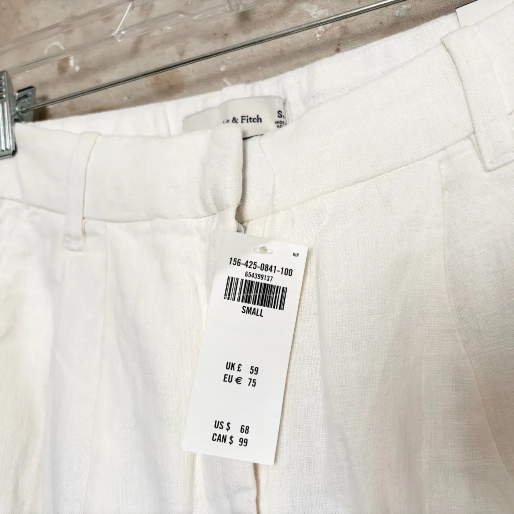 Abercrombie & Fitch Sloane Tailored Linen-Blend Pant - Image 3