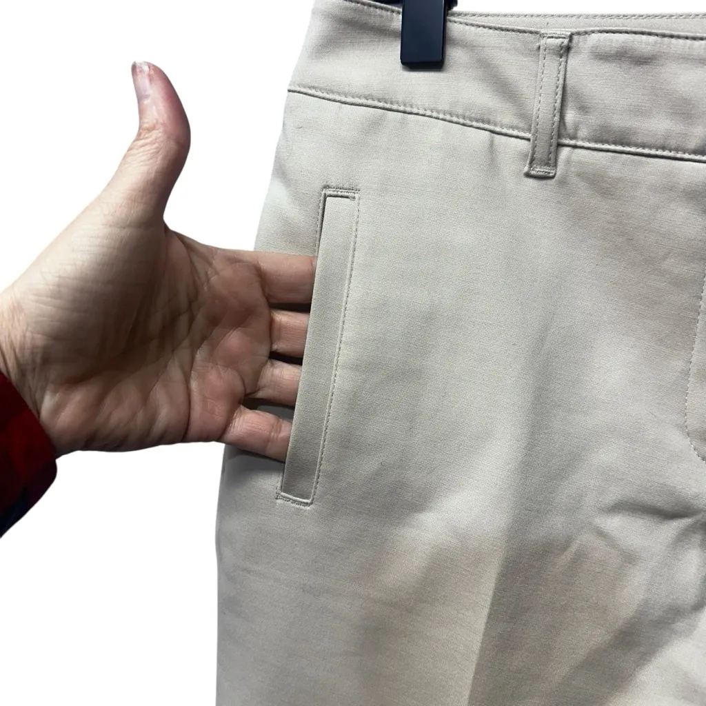 Oh So Slimming Cropped Khaki Pant NWOT Size 00 Chico’s ( Standard XS or Size 2) - Image 4