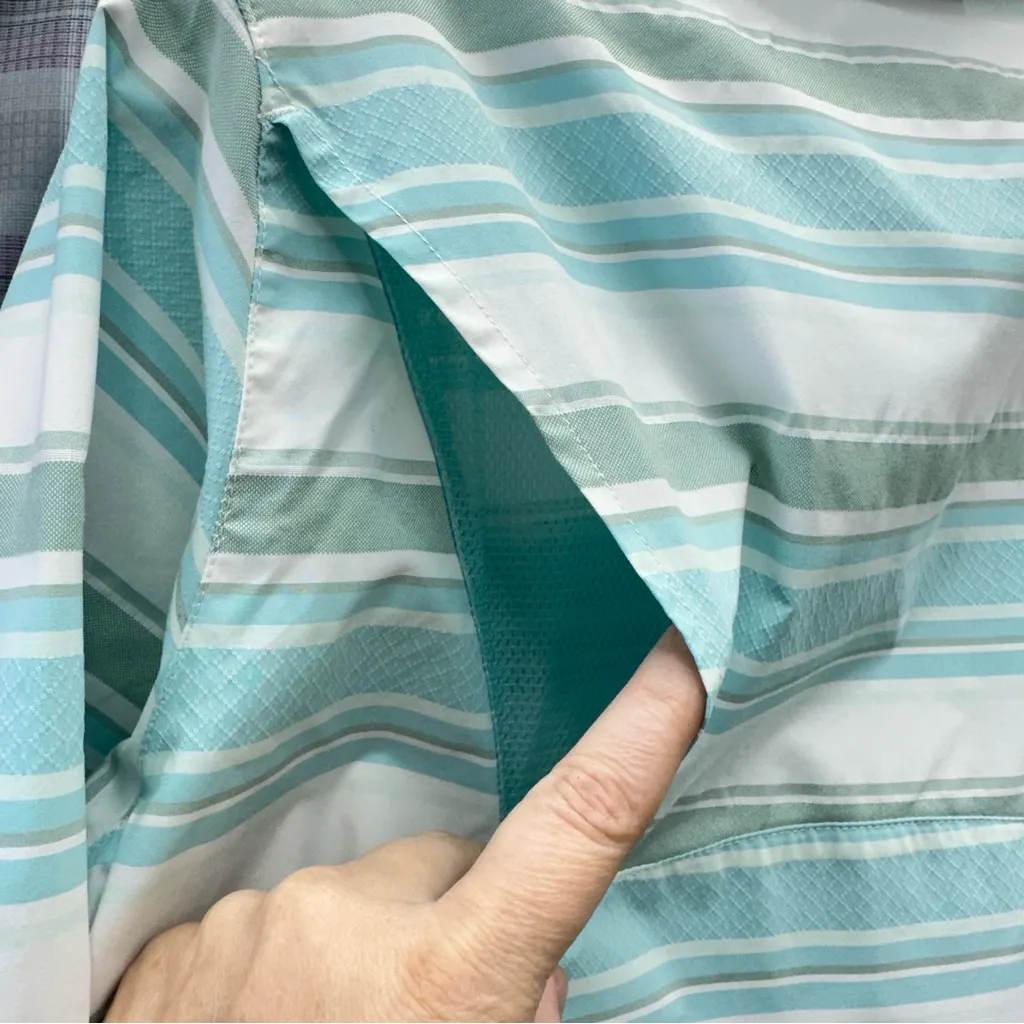 2 Columbia omni-shade long sleeve button down fishing‎ shirts women's medium - Image 7