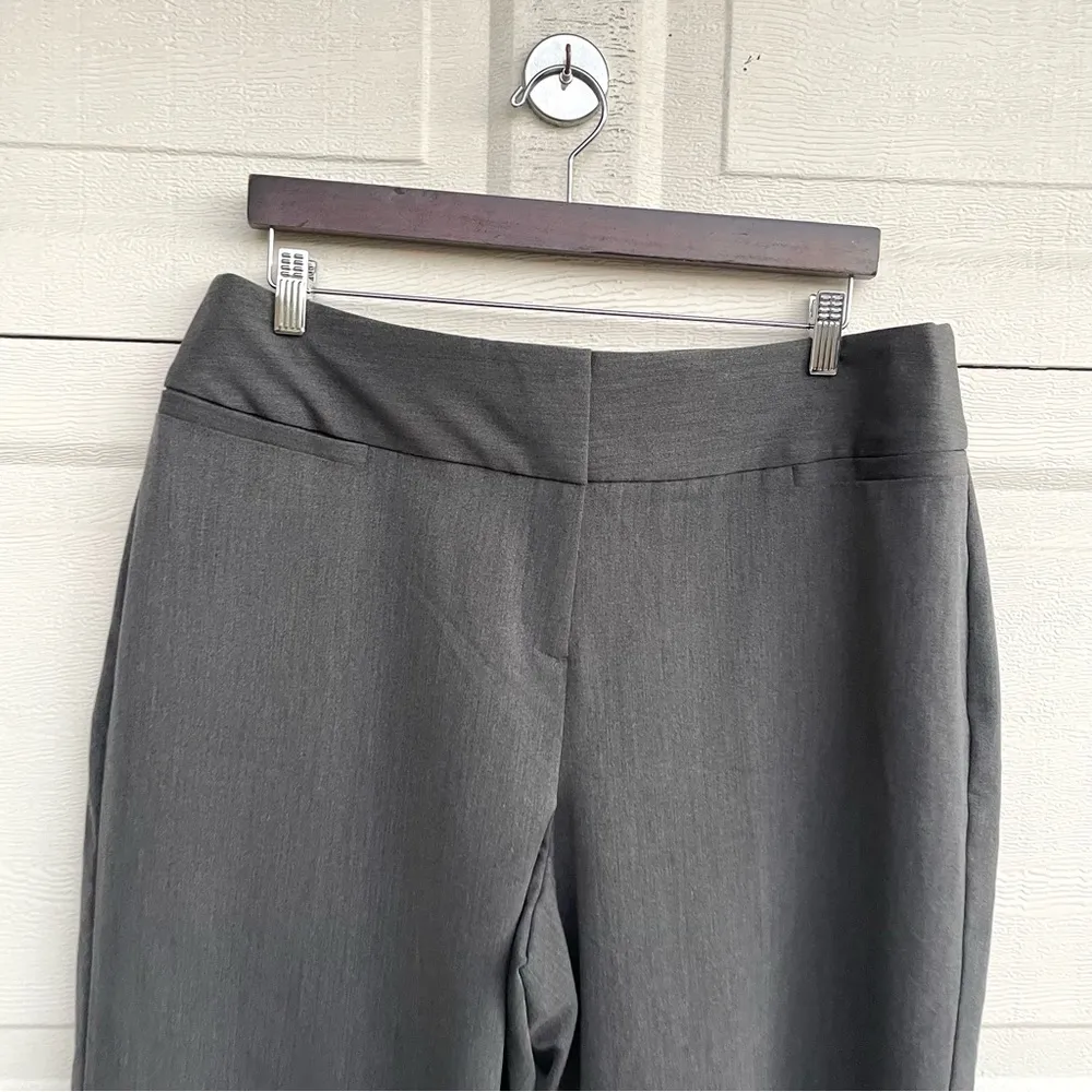 Lane Bryant Womens Pants Slacks Gray Wide Leg Trouser Career Plus 14 - Image 5