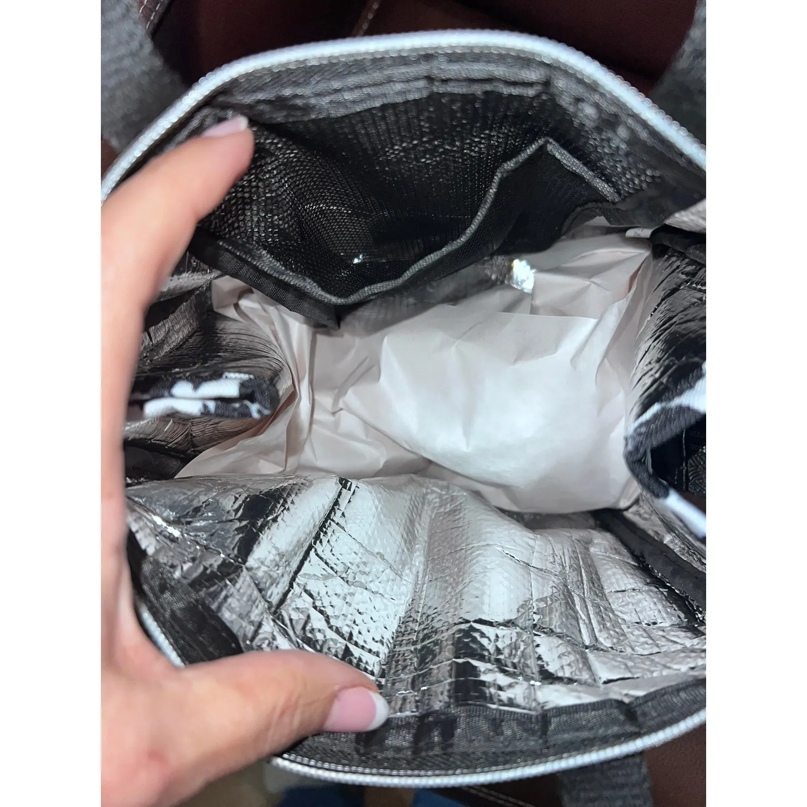 NWT Kate Spade Modern Leopard Print Lunch Bag Tote Unisex Workwear‎ - Image 4