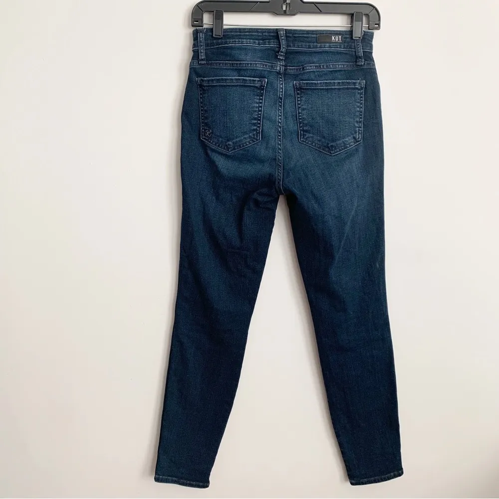 EUC Kut From the Kloth Diana High Rise Fab Ab Skinny Jeans Size 0 - Image 7