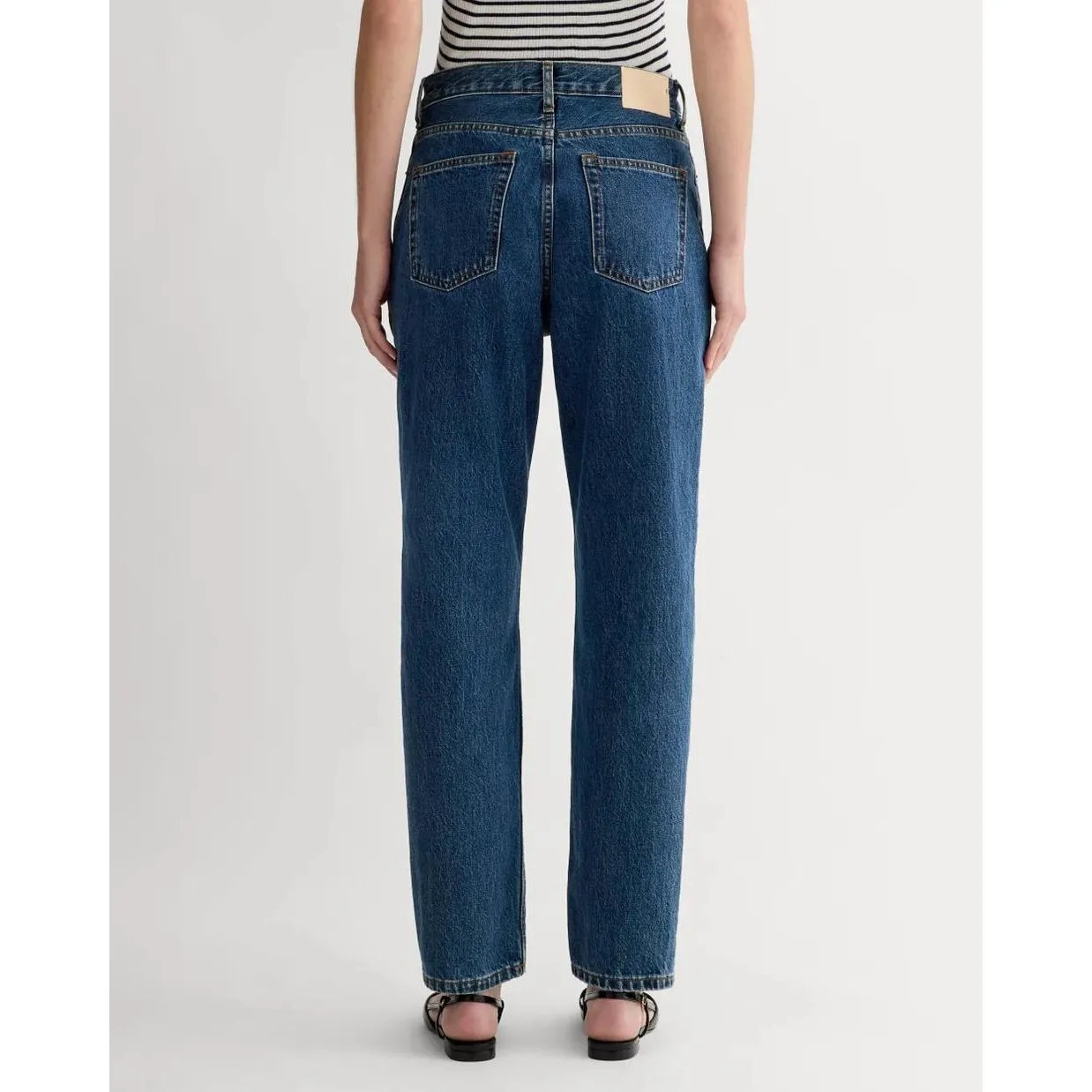 $128 Everlane The 90s Cheeky Jeans Organic Cotton Blue Size 31 - Image 3