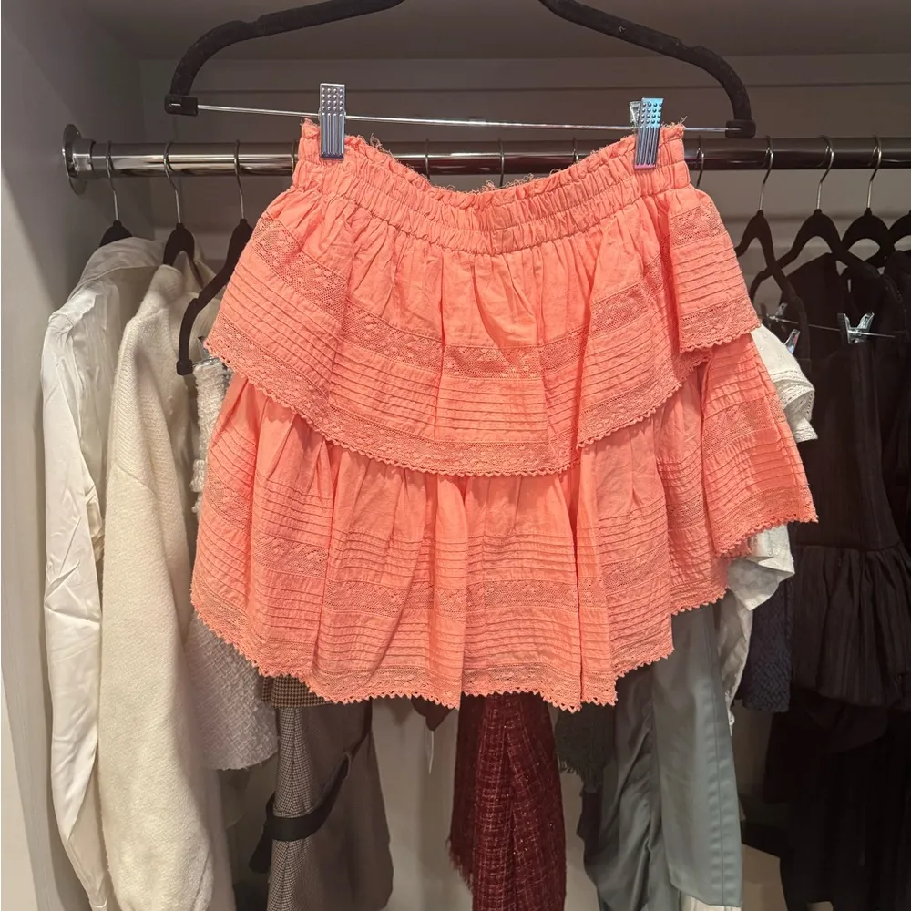 NWOT Loveshackfancy mini skirt - Image 2