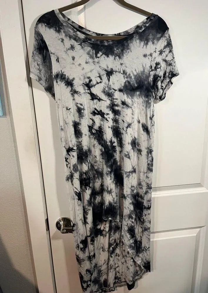 iVOIRE Boutique Brand Soft Black White Tie Dye Hi - Image 2