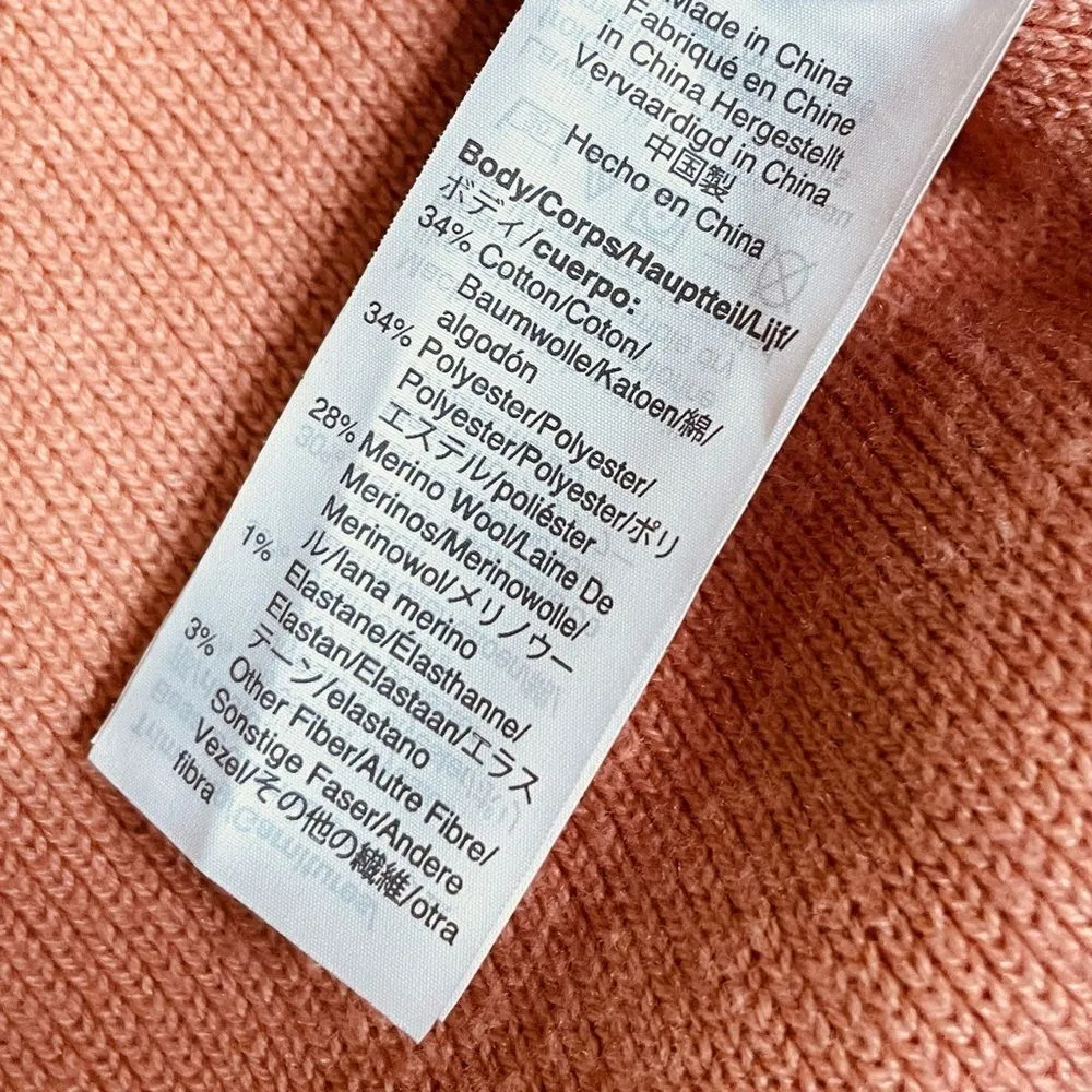 J.CREW Collection Wool Blend Oversized‎ Double Breasted Sweater Coat Small J6333 - Image 8