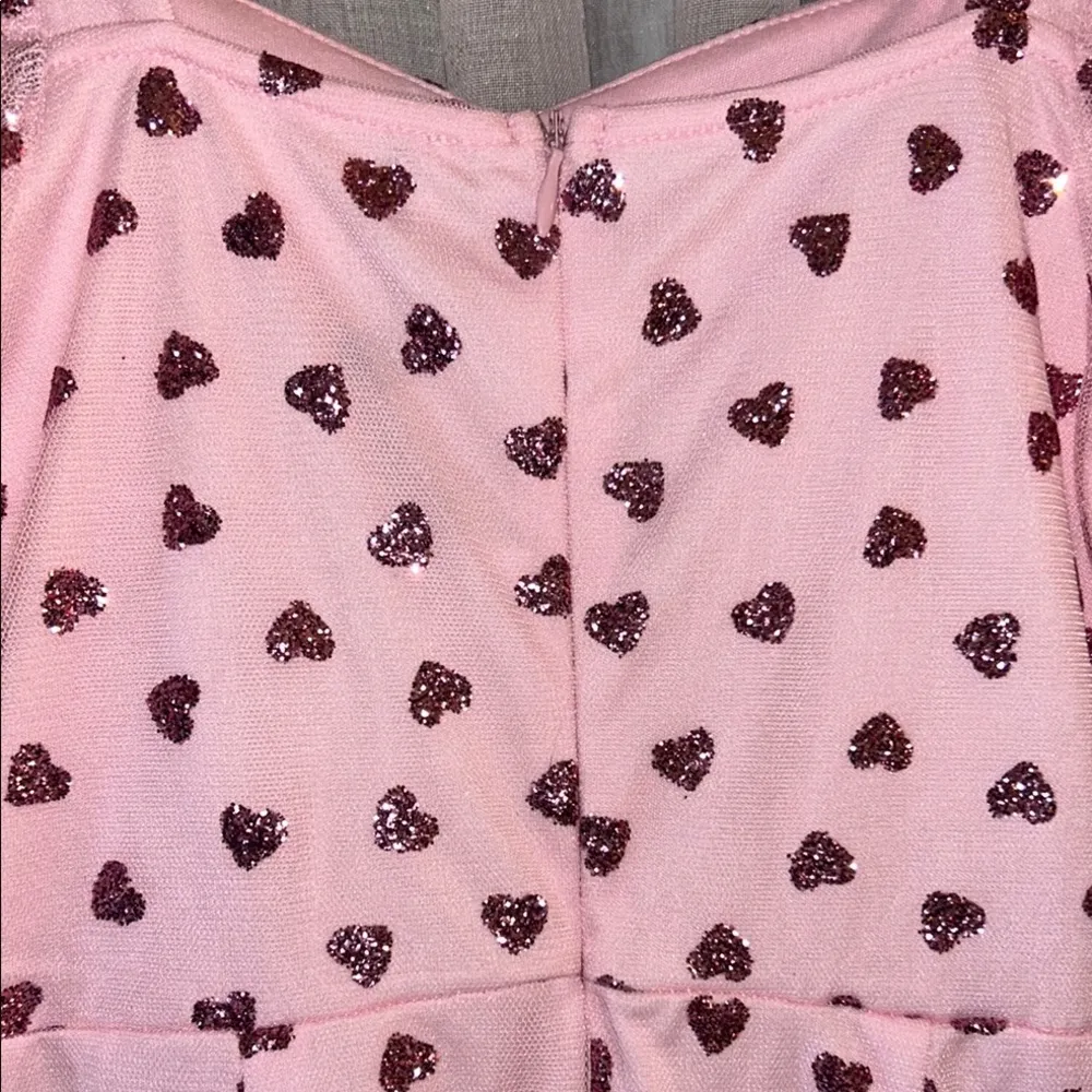 NWT Luxe Wave Size S Pink Heart Patterned Dress - Image 12