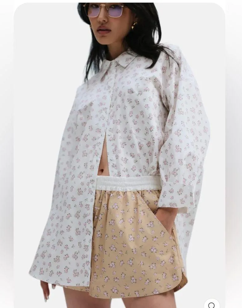 For Love And Lemons TAMREN BOXER SHORT TAN - Image 4