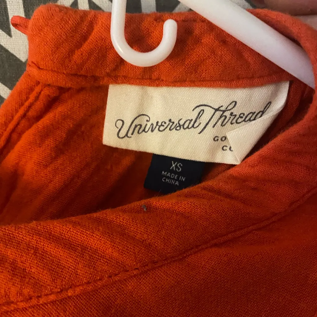 Universal Thred Orange Maxi Dress Size XS - Image 4