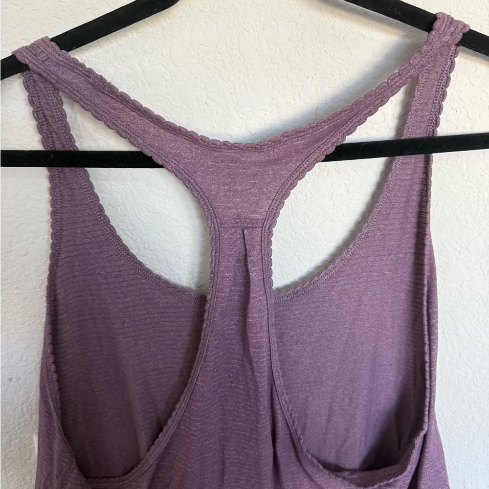 Lululemon 105 F Singlet Scalloped Racerback Tank Top Heathered Purple Fog 12 - Image 7