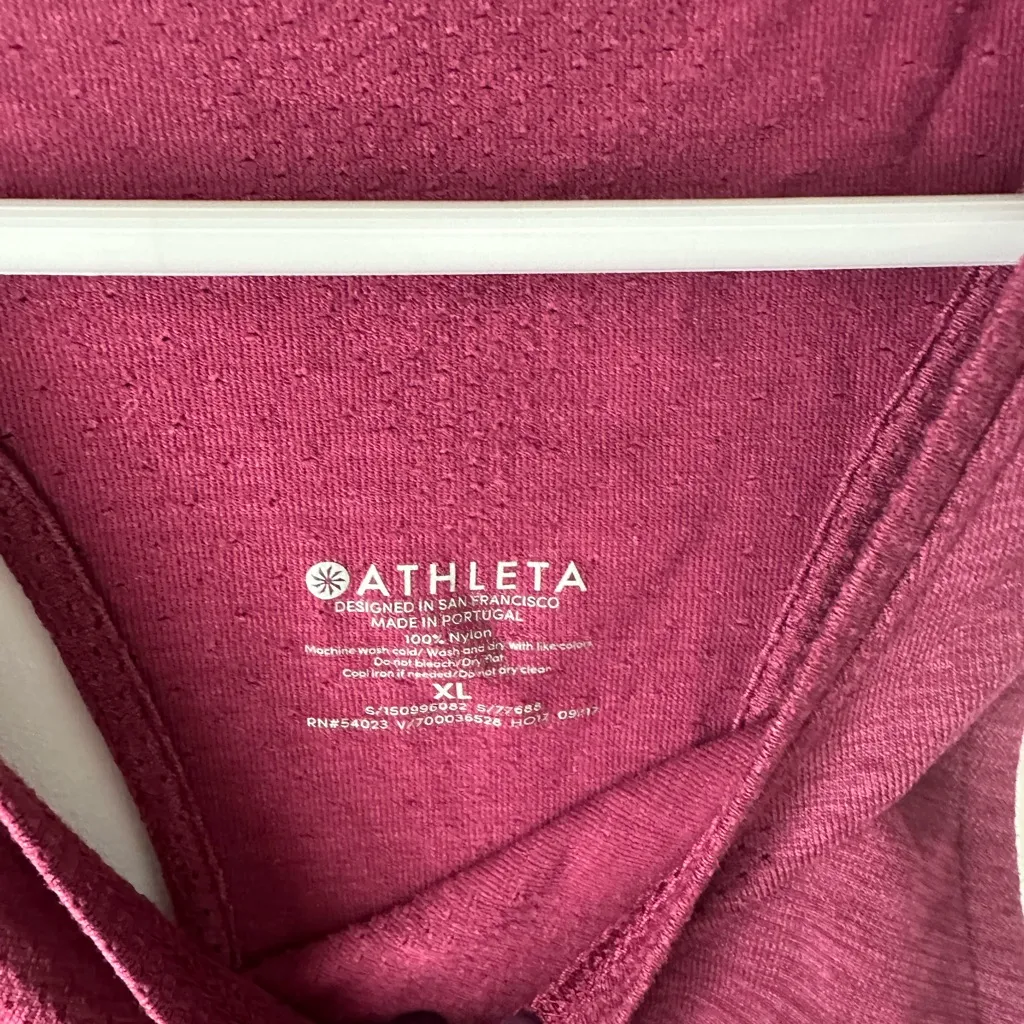 Athleta Maroon Sleeveless Top - Image 3