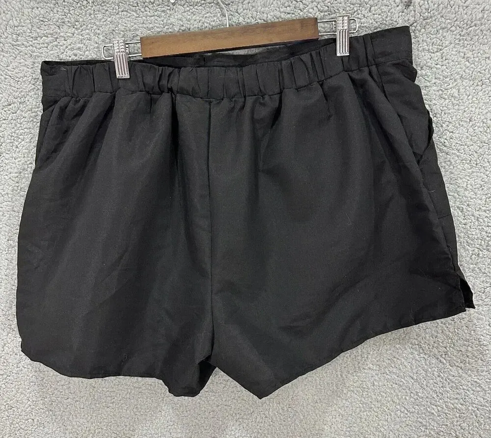 swimsuits for all womens swim shorts 20 black pull on pockets aquabelle stretch Size undefined - Image 1