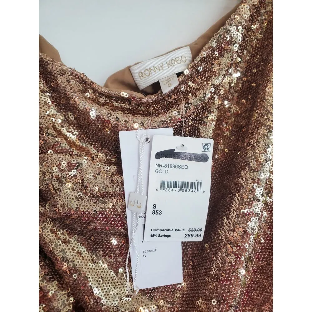 Ronny Kobo Kelly Cocktail Dress. A14 - Image 5