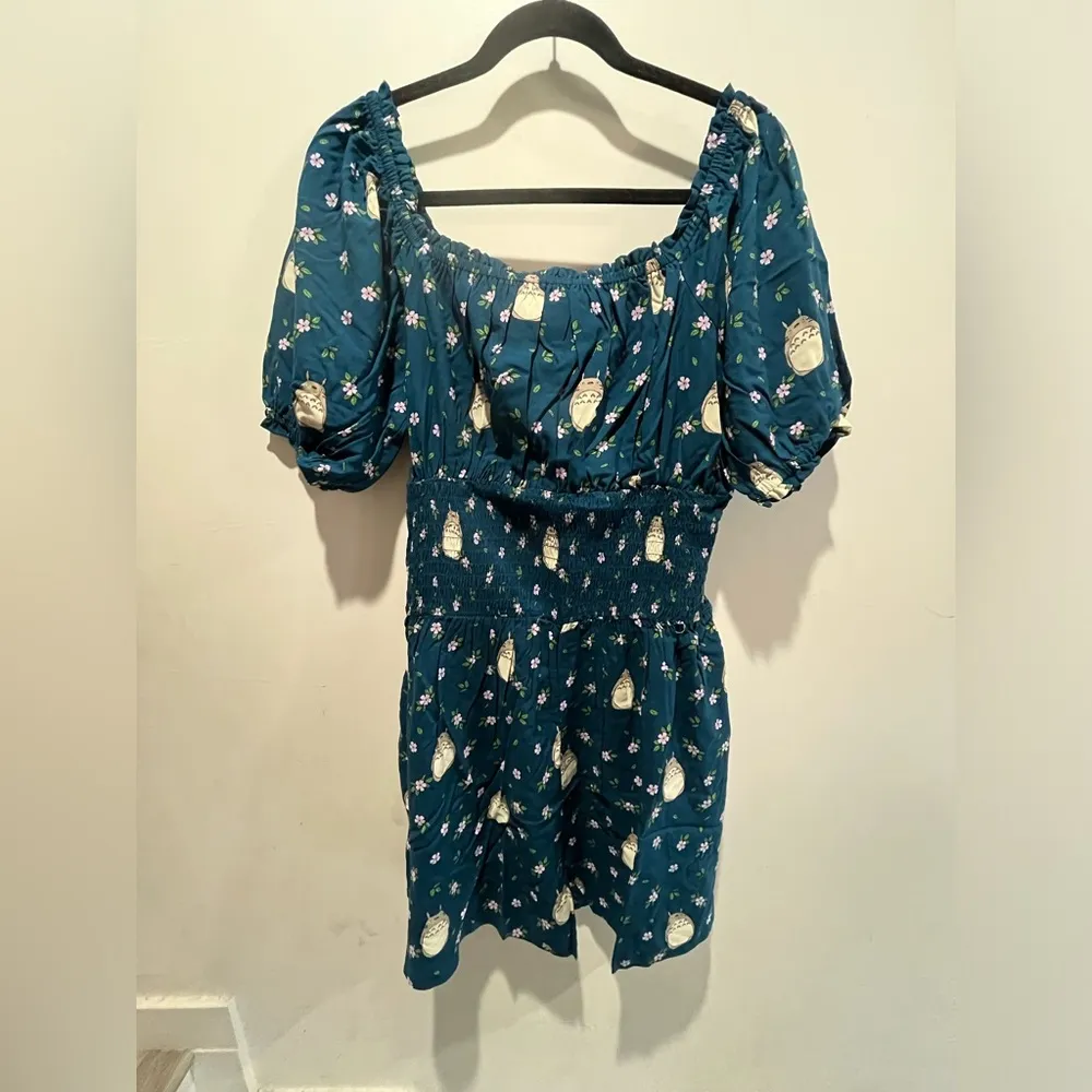 Studio Ghibli My Neighbor Totoro Floral Allover Print Romper - Image 3