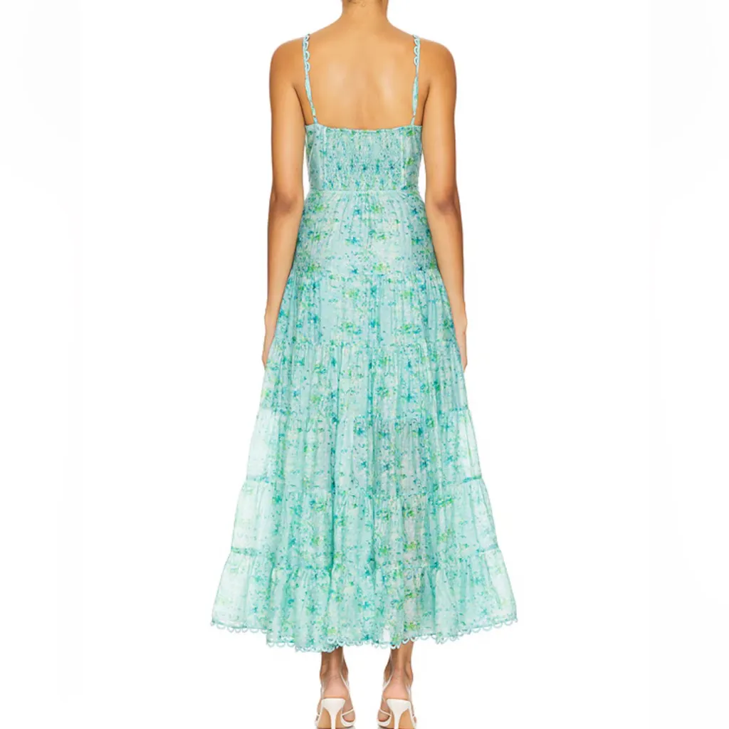 New ASTR The Label Tazia Maxi Dress in Blue Floral - XS - Image 4