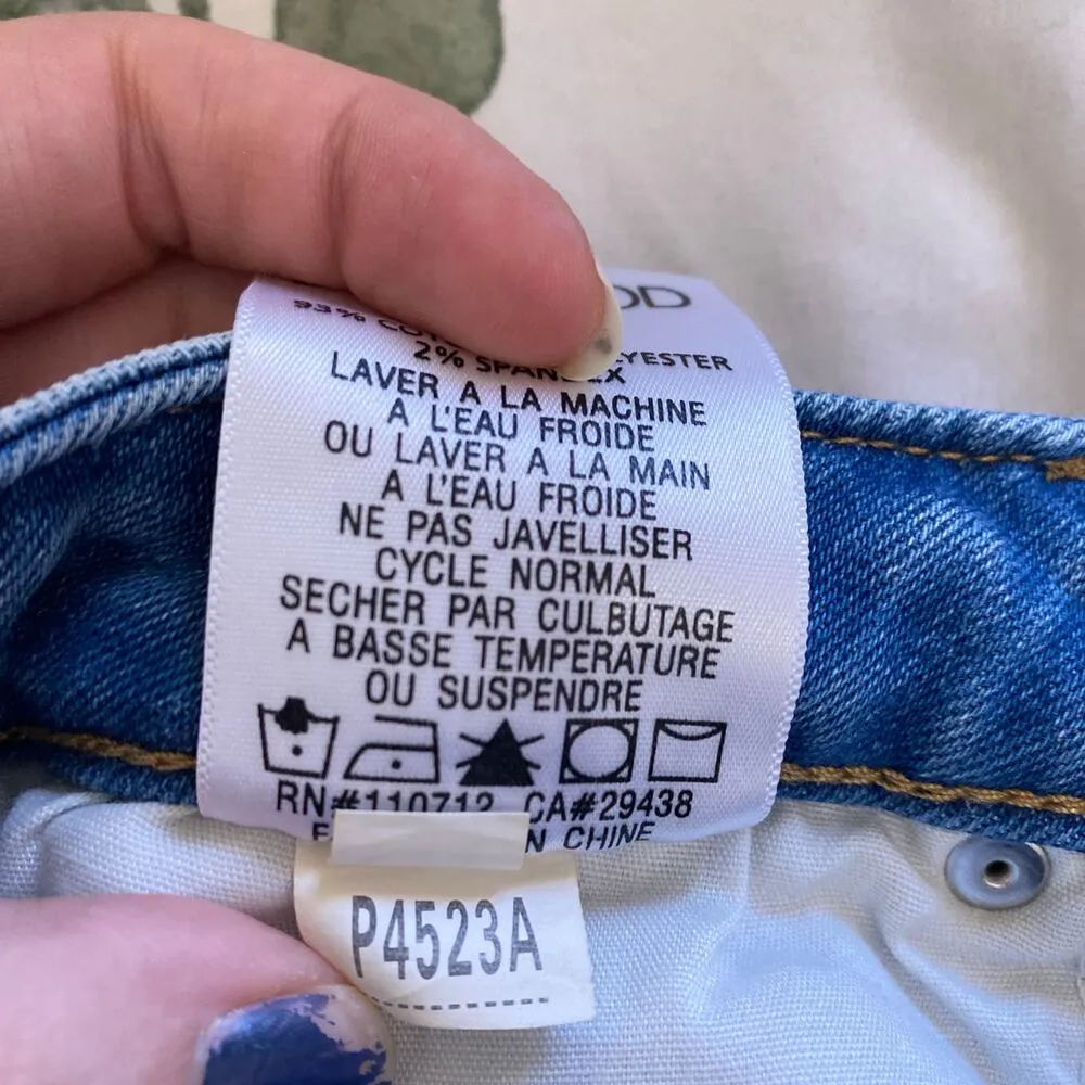 DRIFTWOOD Free People Jackie Cheetah Embroidered Denim Skinny Jeans Size 25 - Image 9