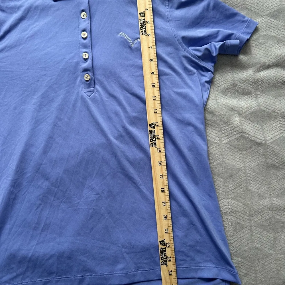 Peter Millar Blue Polo Shirt Classic Design - Image 6