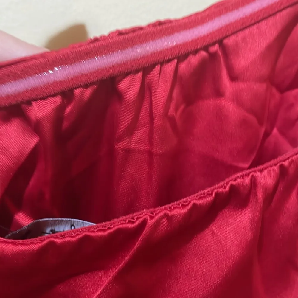 Womens New Lulus Law of Attraction Red Satin One-Shoulder Asymmetrical Midi Dres - Image 10