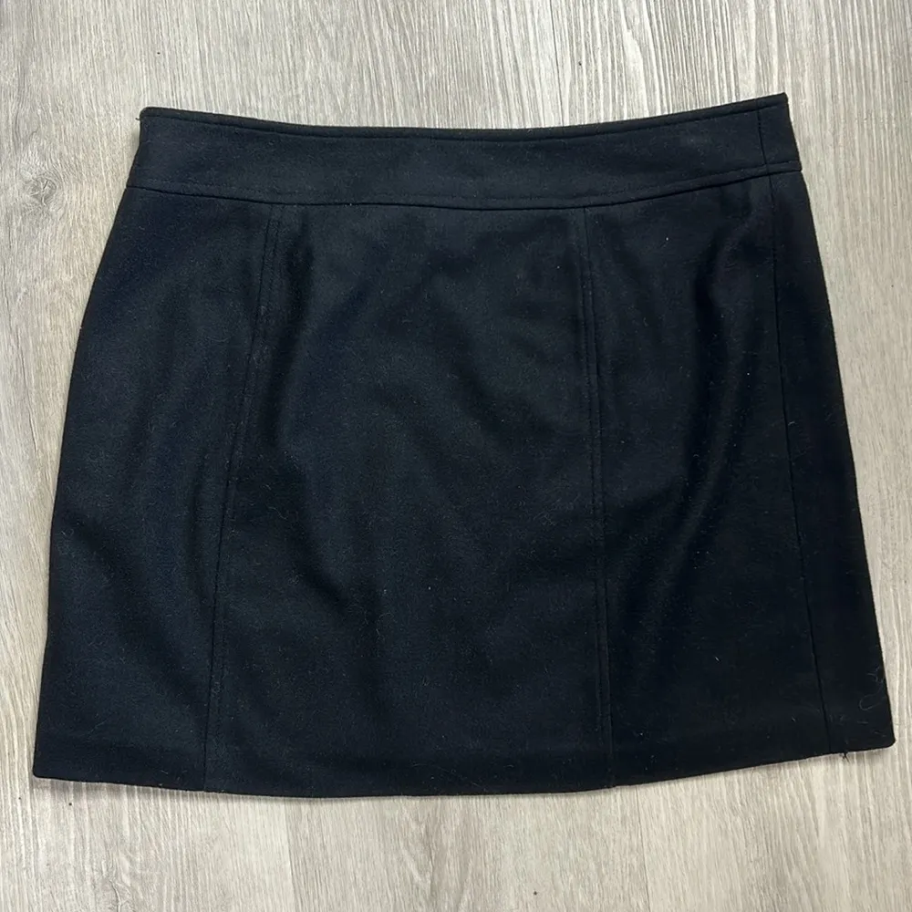 Banana republic •wool cashmere blend mini skirt with faux pocket - Image 6