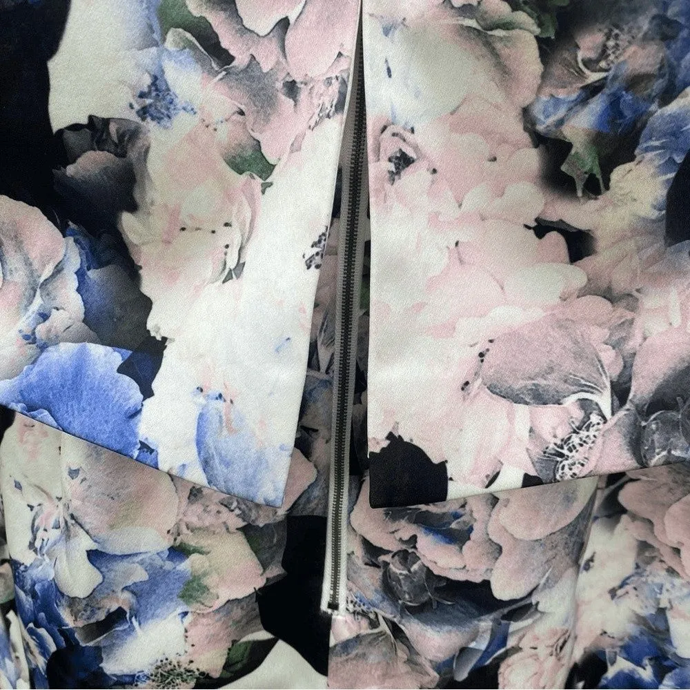 Anthropologie Brand Keepsake To The Point Floral Strapless Short Romper Blue - Image 8