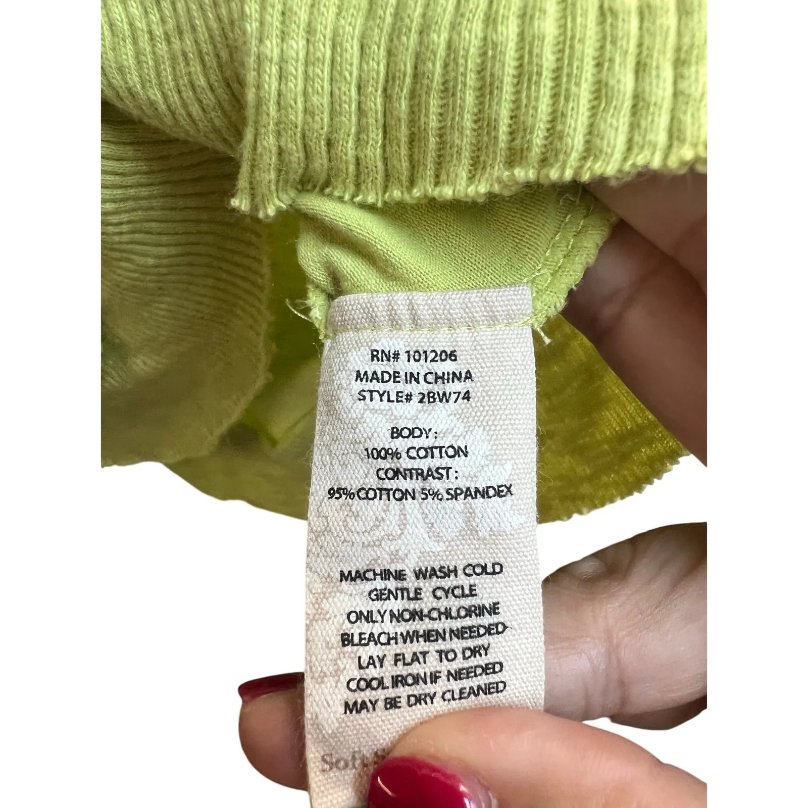 Soft Surroundings Green Cowl Neck Top Tunic Medium - Image 8