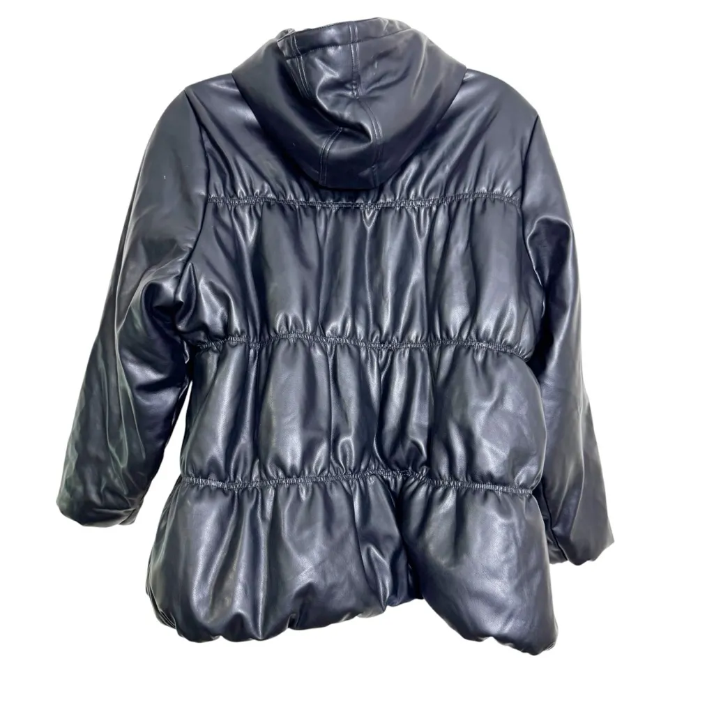 Torrid Faux Leather Puffer Jacket size 5‎ - Image 5