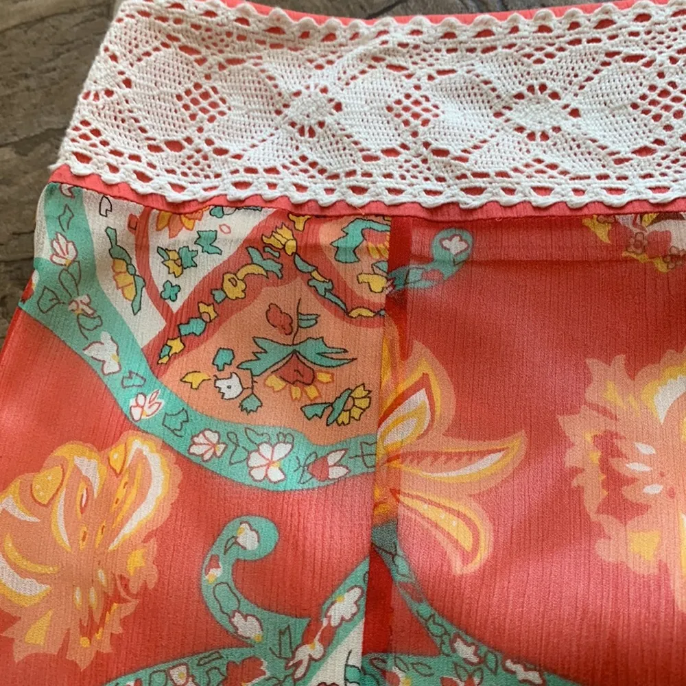 Antonio Melani Santa Fe Poppy Ibiza Silk Skirt Sz 10 NWT - Image 9