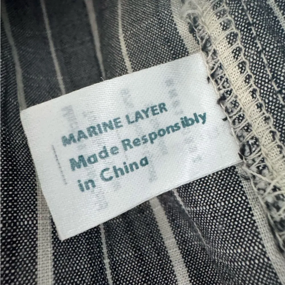 Marine Layer Allison Striped Pants Spring 2022 Size XS - Image 10