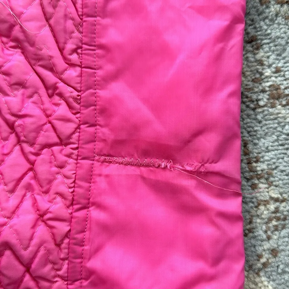 Vintage Aspen Ski Wear Two Piece Snow Ski Suit Hot Pink Medium - Image 11