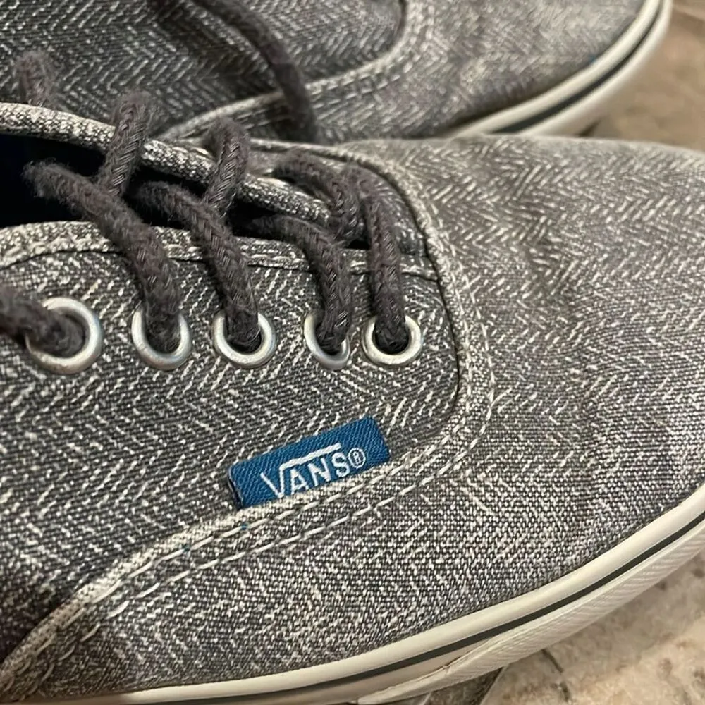 Vans Grey Pro Authentic Old Skool Skate Shoes Sneakers Unisex Size M5.5 W7 TB8C - Image 12