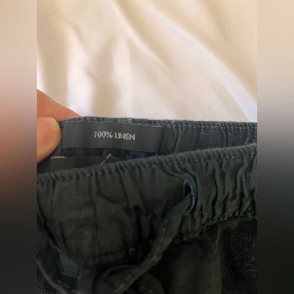 Tahari Black Linen Shorts Lightweight Relaxed Fit 100% linen classic summer plus - Image 4